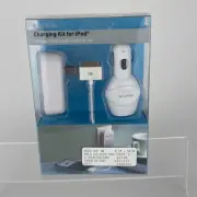 NEW Belkin Charging Kit for iPods Mini Nano AC Outlet & Auto Combo w/ 4ft Cable