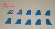 LEGO NEW 2x2 Blue Wedge Plate (27°) Left (10x) 6189198 Brick 24299