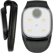Clip On Light for Running,5 LED Long Lasting Multifunctional Portable Lamp USB Charging | Warning Flashing Gear, High Visibility Accessories for Outdoor Adventure