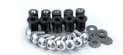 Bihr Ø5mm Screws + Inserts + Washers Kit Aluminium