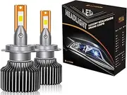 LED Headlight Bulbs, 110W 50000 Lumens Super Bright LED Headlights Conversion Kit 6000K Cool White IP68 Waterproof, Pack of 2,9006