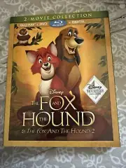 Disney The Fox and The Hound 2 Movie Double Feature Blu-ray DVD & Digital Copy