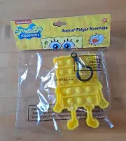 New: Nickelodeon SpongeBob SquarePants Popper Fidget Keychain