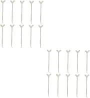 Beavorty 2sets Eyelash Perm Kit Lash Lifting Tool Set Brush Comb for Women 10pcs*2