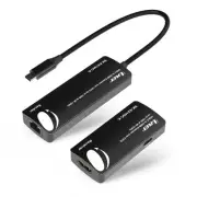 4K 120Hz USB-C to HDMI Over Ethernet Extender Over CAT6/7, 4K, Up to 100ft wi...