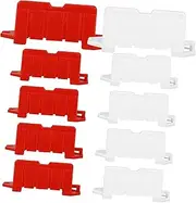COSMEVIVI Educational Traffic Sign Toys for Boys and Girls 20pcs Mini Traffic Fences Set Road Sign Barricade for Car Model Construction