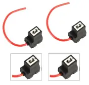 Wire Pigtail Female Ceramic A H3 Two Harness Head Light Low Beam Socket Plug Fit