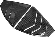 2PCS Carbon Fiber Compatible For Subaru WRX 2022 2023 Car Exterior Rear Window Triangle Shutter Sticker Cover Trim Deflector Accessrories