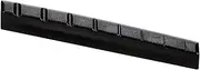Frediuo 8 String Guitar Nut Guitar Parts Lightweight Slotted Flat Bottom Music Instrument Accessory 55mm for Luthier Top Nut Black