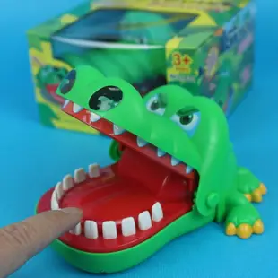 鱷魚拔牙齒 2505 瘋狂鱷魚咬咬樂 (大)/一個入(促99) 咬人鱷魚 整人玩具 桌遊-CF136804