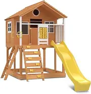 Lifespan Kids Warrigal Cubby House with 2.2m Yellow Slide