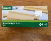 33334 BRIO Wooden Train Short Straight Tracks! NIB! Thomas