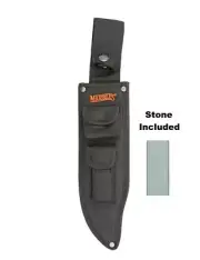 Marbles Bowie Knife Belt Sheath 10" Blade Black nylon Sharpening stone included
