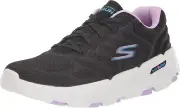 Skechers Womens GO RUN DRIVEN Running Sneaker Athletic Shoe Blk/Lavender US 6M