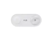 Portable Aquarius Humidifier USB Mini Wireless Mute Bedroom Office Humidifier with Colorful Night Light-White