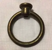 Solid Brass Loop Hook Circle Lamp Finial 2-9/16" H with Wire Way have others
