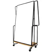 J.Burrows Whiteboard/Corkboard with Steel Easel Trolley