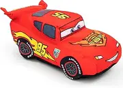 Disney Pixar Cars Plush Stuffed Lightning McQueen Red Pillow Buddy - Kids Super Soft Polyester Microfiber, 19 inch (Official Disney Pixar Product)