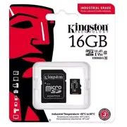 Kingston Industrial 16GB MicroSD Card for Extreme Temperatures Xray &Shock Proof
