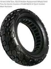 1pc 10inch 10x3.0 Solid Tires For Electric Scooter 255x80 80/65-6 Tyre,E-Scooter
