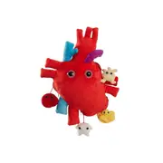 Giant Microbes XL Heart Organ Human Biology Soft Plush Cuddle Stuffed Toy