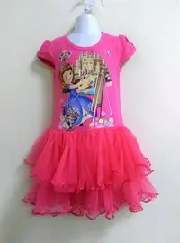 在飛比找Yahoo!奇摩拍賣優惠-新竹金奇童裝蘇菲亞公主裙紗裙蓬蓬裙洋裝