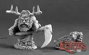 Reaper: Dark Heaven Legends: Dwarf Druid and Badger (metal)