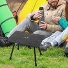 Camping Table Portable Ultralight Lantern Pole for BBQ Backyard Picnic