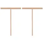 Practial T Shape Crepe Maker Pancake Batter Wooden Spreader Stick Home8714