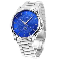 在飛比找Yahoo!奇摩拍賣優惠-GUCCI  古馳 YA126371 手錶 40mm 藍色面