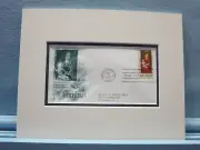 Christmas - Madonna and Child and the First Day Cover of their own stamp