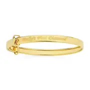 9ct Gold 40mm 'baby's First Diamond' Diamond-set Bangle