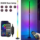 1/2Pcs Corner Floor Lamp 48"Adjustable Smart RGBW LED Color Corner Light with RC