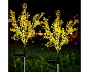 Solar Garden Lights Outdoor Decorative, Solar Flowers Lights Dusk to Dawn, Solar Garden Stake Lights