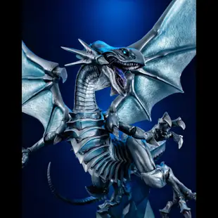 MegaHouse ART WORKS MONSTERS 遊戲王 怪獸之決鬥 青眼白龍 PVC