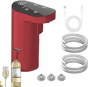 Electric Wine Decanter - USB Rechargeable Wine Dispenser | Whiskey Pump with Adjustable Quantity Accessory for Enthusiasts Men Women Mom Dad Brother Husband
