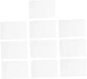 DOITOOL 10pcs Cross Stitch Mesh Grid Mesh Screen Mesh Canvas Screen Mesh Material Craft Netting Embroidery Stitch Shapes Fabric Meshes Stitching Kits Mesh for Stitch White