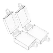 2 Pcs Boat Type Switch Protective Cover Transparent Protection Light Guard
