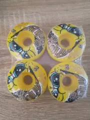 Gold Skateboard Wheels SpongeBob Square Pants Goons Yellow 54mm