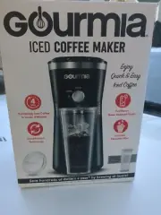 Gourmia Iced Coffee Maker with Brew-Strength Control,Reusable Filter and Tumbler