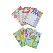 8PC Dollhouse Miniature 1/12 Scale Study School Cartoon Exercise Books Accessory