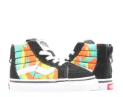 Vans Sk8-Hi Zip Camo Blazing Yellow Toddler Kids High Top Sneakers VN0A32R3VIJ
