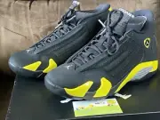 Air Jordan 14 Retro Thunder black/vibrant yellow-white 487471070 Size 8.5 US