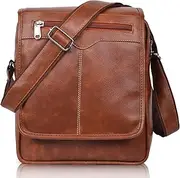 [GOLD SKY] Stylish Travel Office PU Synthetic Leather Men's Sling Bag