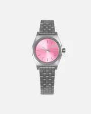 [NIXON] Nixon Women's Small Time Teller Silver/pink - Size ONE ONE Silver/Pink