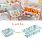 Freezer Fridge Slide Storage Box Kitchen Organizer Shelf Space Saver Drawer Rack