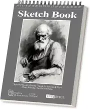 Premium 120gsm Sketch Book 9"x12" Spiral Bound Drawing Pad 1 Pack of 100 Sheet
