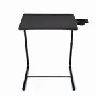 LOTOLE Portable & Foldable Comfortable Adjustable Laptop Tray Table Stand Black