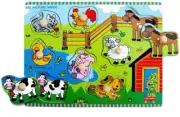 Farmhouse Wooden Knob Puzzle
