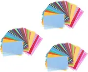 FRCOLOR Paper Wrapping DIY Copy Papers Portable Lightweight Sets of Colorful Packaging Materials